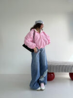 سوییشرت کلاه دار نواردار کد 200846 - Image 6