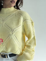 بلوز بافت لوزی دوزی کد 200835 - Image 6