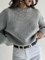 بلوز بافت یقه گرد کد 200836 - Image 14