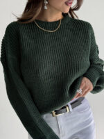 بلوز بافت یقه گرد کد 200836 - Image 10