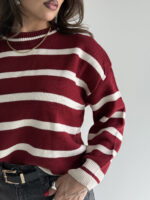 بلوز بافت راه راه کد 200832 - Image 3