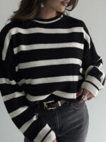 بلوز بافت راه راه کد 200832 - Image 10