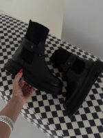 نیم بوت کشبافت سگک دار کد 141098 - Image 2