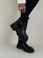 نیم بوت کشبافت سگک دار کد 141098 - Image 6