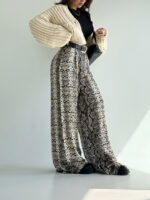 شلوار حریر پوست ماری کد 102008