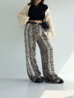 شلوار حریر پوست ماری کد 102008 - Image 4