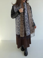 شال کنفی طرحدار کد 310647 - Image 3