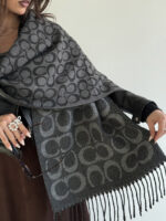 شال کنفی طرحدار کد 310647 - Image 5