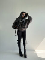 کت جیر دکمه پانچی کد 120370 - Image 7