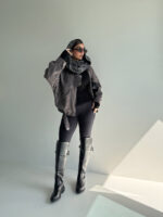 کت جیر دکمه پانچی کد 120370 - Image 12