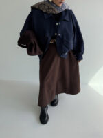 کت جیر دکمه پانچی کد 120370 - Image 6