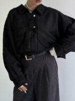 کت جیر دکمه پانچی کد 120370 - Image 21