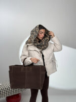 کاپشن زیپ مخفی کد 200896