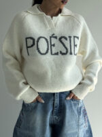 بافت یقه مردانه POESIE کد 200905