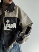 سوییشرت چرم UNKNOWH کد 200901 - Image 11