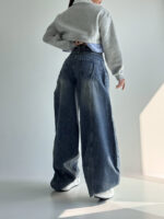 جین بالنی برش دار کد 102022 - Image 4