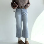 شلوار جین واید کراپ کد 102019