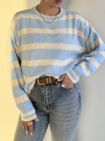 بلوز بافت راه راه کد 200832 - Image 16