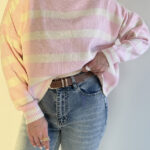 بلوز بافت راه راه کد 200832