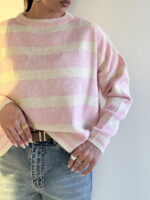 بلوز بافت راه راه کد 200832 - Image 2