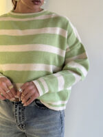 بلوز بافت راه راه کد 200832 - Image 21