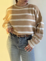 بلوز بافت راه راه کد 200832 - Image 22