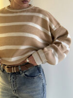 بلوز بافت راه راه کد 200832 - Image 23