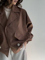 کت بارونی آستین گت کد 120367 - Image 12