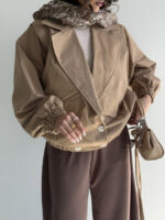 کت بارونی آستین گت کد 120367 - Image 19