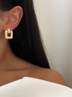 گوشواره مستطیلی کد 310565