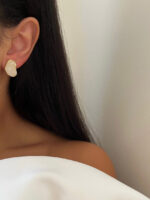 گوشواره سنگی طرحدار کد 310581 - Image 3