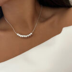 گردنبند مینیمال طرحدار کد 310597