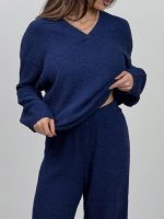 ست دورس و شلوار حوله ای کد 160854 - Image 7