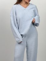 ست دورس و شلوار حوله ای کد 160854 - Image 3