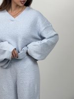 ست دورس و شلوار حوله ای کد 160854 - Image 2