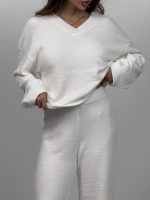 ست دورس و شلوار حوله ای کد 160854 - Image 11