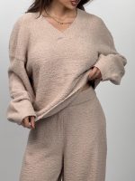 ست دورس و شلوار حوله ای کد 160854 - Image 19