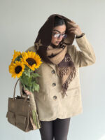 کت جیر یقه پترپن کد 120378 - Image 7