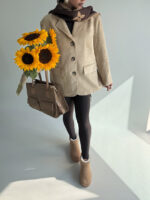 کت جیر یقه پترپن کد 120378 - Image 8