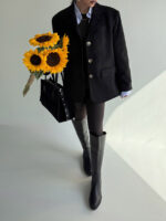 کت جیر یقه پترپن کد 120378 - Image 13