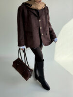 کت جیر یقه پترپن کد 120378 - Image 18