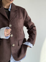 کت جیر یقه پترپن کد 120378 - Image 19