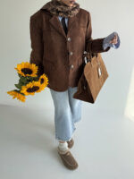 کت جیر یقه پترپن کد 120378 - Image 4