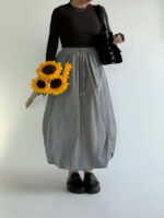 دامن بارونی گت دار کد 101984 - Image 3