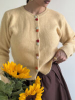 بلوز بافت دکمه رنگی کد 180551 - Image 5