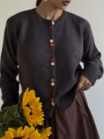 بلوز بافت دکمه رنگی کد 180551 - Image 13