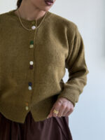 بلوز بافت دکمه رنگی کد 180551 - Image 16