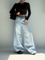 شلوار جین فول بگ کد 102035 - Image 2