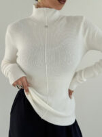 بلوز بافت برش دار کد 200916 - Image 3