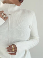 بلوز بافت برش دار کد 200916 - Image 4